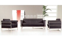 Shanghai office furniture fashion sofa combination office sofa guest sofa leather art sofa