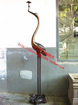 Dividend Antique Bronze Accessories A Pair Of Pure Copper Bronze Tortoise Cranes Candleholder Bronze Dragon Turtle Fairy Crane Solo 1 6 m