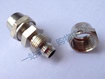 Factory pin: Pneumatic Components double-head quick-screw direct quick-screw straight-through copper joint gas pipe joint copper nickel-plated lock female