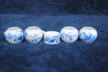 Bird cage food bowl water bowl Jade Bird Indigo chin red seed pearl bird embroidered eye and other small bird food bowl