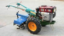Rear rotary tillage diesel micro tillage machine High horsepower diesel rotary tillage machine Hand-held tillage machine cultivator four-drive