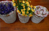 New photography props compilation flower basket studio props theme background real scene production cloth cover basket basket