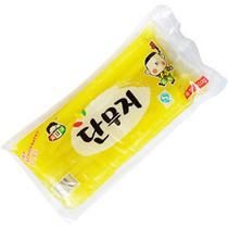 Sushi radish Korean kimchi lad lad sushi cuisine radish Golden radish strips 500g