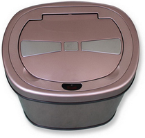 Yuming induction trash can fashion Home creative foot-free toilet living room kitchen automatic electric tube