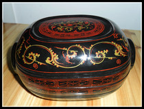 Mawangdui Lacquer ware cup box Wine box Han style wedding wedding film and television props Hotel home high-end ornaments