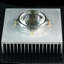 50W100W LED lamp heat sink radiator aluminum profile anodized 230 mounting hole with screws