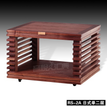 Yinyue Huidian RS-2A Japanese single layer solid wood rack audio rack sound frame equipment frame power amplifier frame