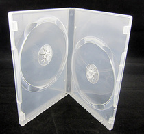 DVD transparent thick double-piece CD-ROM box CD-ROM packaging DVD disk thick transparent insert color page