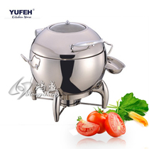 Brand YUFEH self-service soup stove round hydraulic luxury visual cover soup stove Buffey meal stove with electric heating