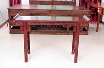 Classical mahogany furniture solid wood head case Red sour branches