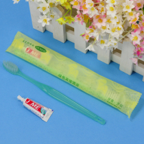 Hotel supplies dental hotel rooms of Zanthoxylum nitidum mo jian mao toothbrush open laugh toothpaste two-in-one wash