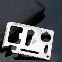 Outdoor camping multifunctional military knife card stainless steel tool card knife camping universal card knife creative card