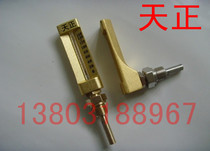 Metal protective tube stainless steel cover V type straight thermometer (marine thermometer)