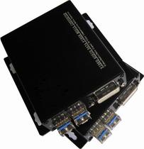 DVI optical transmitter 4 core transmission 1-way HD DVI1920 * 1080P Image DVI-I can be brought with audio AV