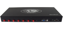 VGA DVI HDMI optical fiber audio-video multi-channel transmitter (VHD-T7)