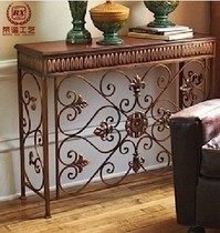 Iron Art Xuanguan Table fish tank rack wall side table Xuanguantai for desk desk special price