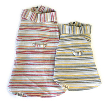 Cotton linen striped shirt pet clothes special dog clothes