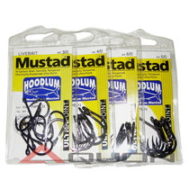 Mustafa Fishing Hook Iron Plate Hook Tubes Paid Fish Hook With Barb Fishing Hook 3-9 Number