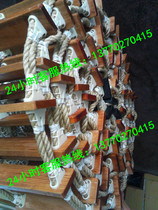 Boat inspection CCS certificate aluminium alloy lead water staff echelon by ladder marine rope ladder 6 m 9 m 12 m