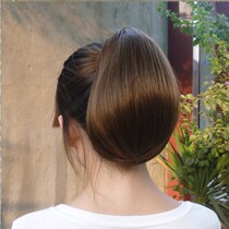  Short inner buckle micro-roll grab clip wig Female large roll short curly hair straight hair clip ponytail clip wig ponytail artifact
