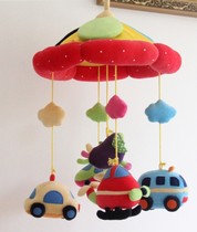 Car plane Baby bedside bell Music box music Rotating bed bell Bed pendant Car hanging baby toy gift