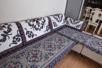 Active printing and dyeing Chinese sofa cushion Four Seasons fabric sofa cushion Fugui surplus cushion two colors optional