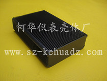 Aluminum shell metal power supply wiring box 101-1: 45*120*180 (black plastic sand surface)