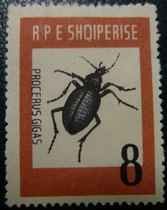 Albania strides to stop insects stamps new 1963