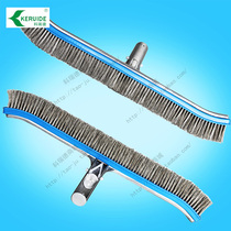 18 inch brush wire brush aluminum back handle pool brush pool cleaning tool pool brush wire brush