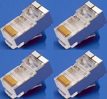 High quality network crystal head Super five types of shielded crystal head