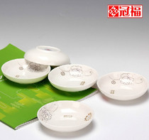 Guanfu ceramic tableware Jingdezhen Korean vinegar Creative Yademei side dishes Jinyu Liangyuan 4-inch Han plate