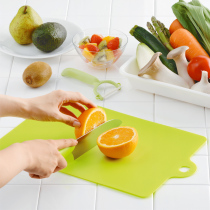 Japan imported inomata fruit cutting board ultra-thin soft cutting board kitchen cutting board plastic antibacterial cutting board