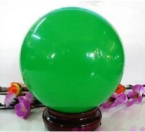 Luminous crafts luminous ball green natural crystal ornaments Night pearl town house transfer Feng Shui