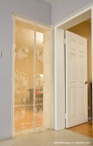 Sunny magnetic soft screen door anti-mosquito door curtain screen door mute automatic closing sand door sewn Velcro Jacquard