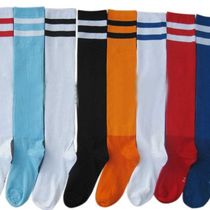 Adult leg pressure socks Male and female students long tube football socks Sports socks Baseball socks Striped knee socks