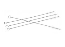 Naughty rabbit straw brush stainless steel nylon straw brush conduit brush cleaning brush accessories