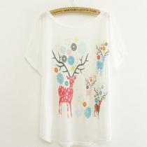 CIYAN CIYAN maternity summer womens all-match loose printing round neck short-sleeved T-shirt Korean casual LT205