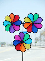 Dongguan Dongcheng Haihua third Middle School eight color Windmill childrens toys gift boutique Kindergarten decorations