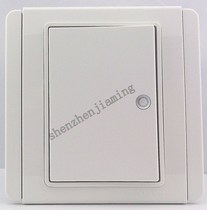 Schneider chwins E3000 Metrowhite series One fluorescent 86-type open double control switch