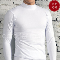 Fashion New Man in Autumn to Stick Cotton and Large Led T-shirt Semi-Collar Blade