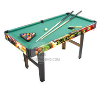 Special punch crown Childrens pool table Household pool billiards Indoor wooden pool table Large 9-ball American ball