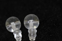 Hidden Buddha pearl accessories white crystal Buddha head aspect height is 1 15cm