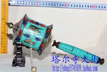 Copper tire inlaid with turquoise hand warp wheel warp wheel warp tube length 30cm