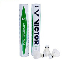 VICTORY VICTOR VICTOR Match No 3 Green Victory No 3 duck hair resistant stable badminton 12