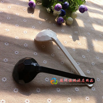 Black and white melamine household turtle shell spoon Japanese style Ajisen ramen spoon Hot pot vermicelli soup spoon Long handle turtle back spoon