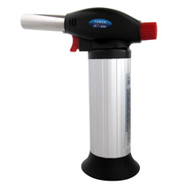 Portable butane gas welding gun straight to big fire spray gun cake baking outdoor point charcoal camping barbecue gas gun