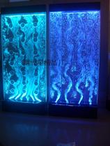 New colorful acrylic air water dance Feng Shui bubble wall water drop screen water curtain wall