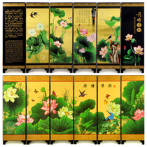 Wooden crafts lacquerware small screens home living room desktop decorations ornaments TV cabinets for foreigners
