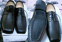 -Outdoor premium interior casual leather shoes summer mesh mens sandals (ultra low price)