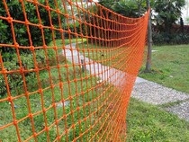 Stair handrail guardrail fence fence protection net orange red 8cm square hole child protection net diy handmade net isolation net